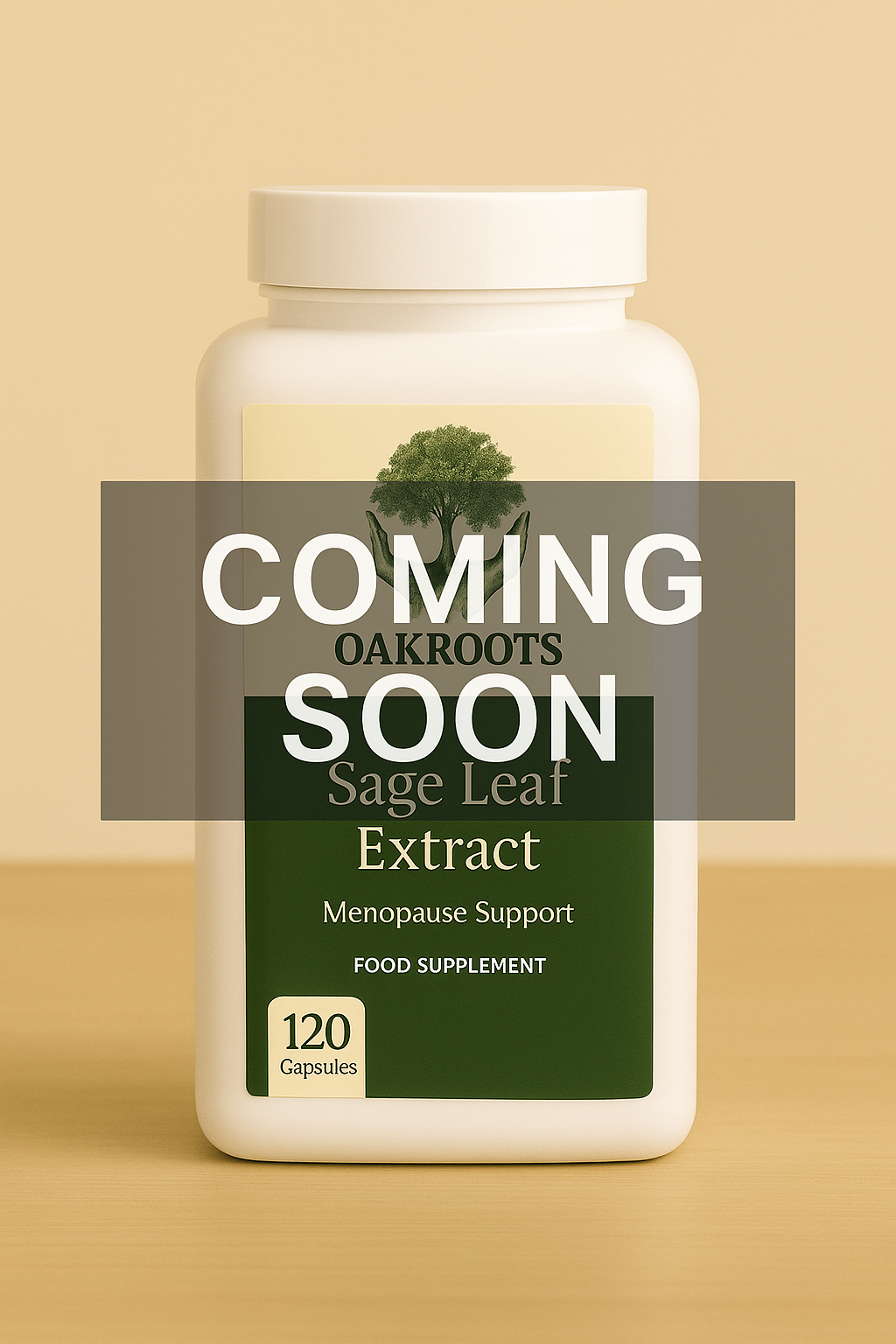 : "Sage leaf extract capsules for natural menopause relief and hormonal balance support"