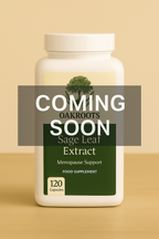 : "Sage leaf extract capsules for natural menopause relief and hormonal balance support"