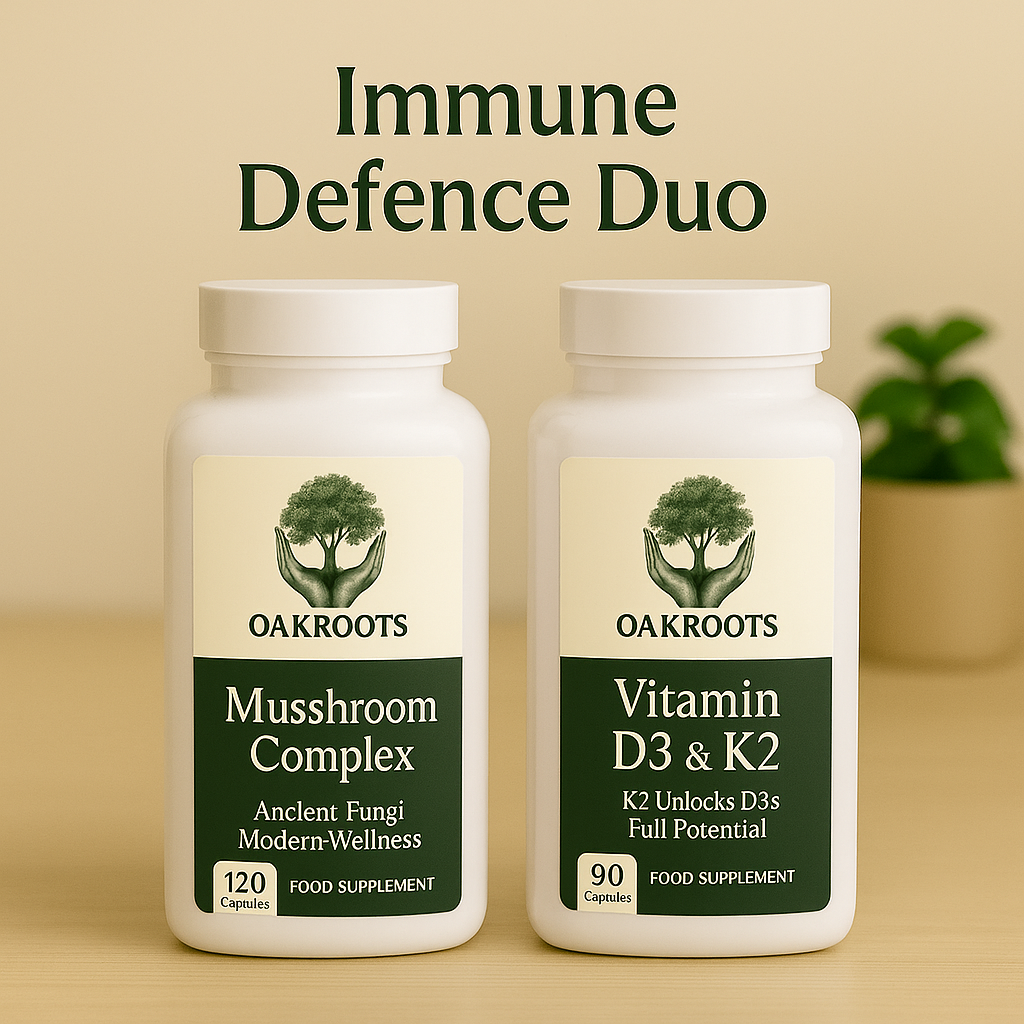  "Immune Defence Duo supplement pack with immune-boosting vitamins and minerals for natural wellness support"