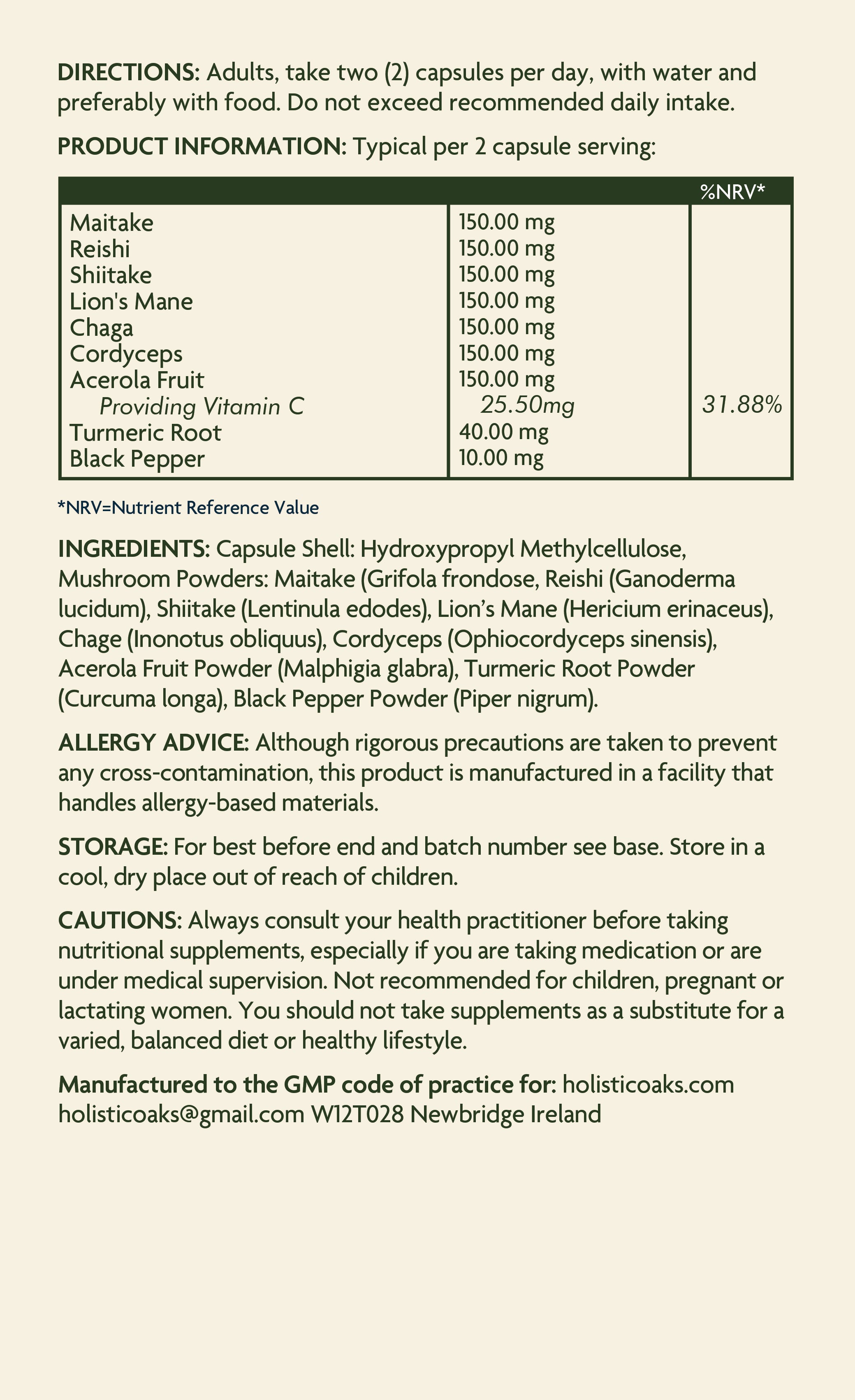 Mushroom Complex -120 Complex