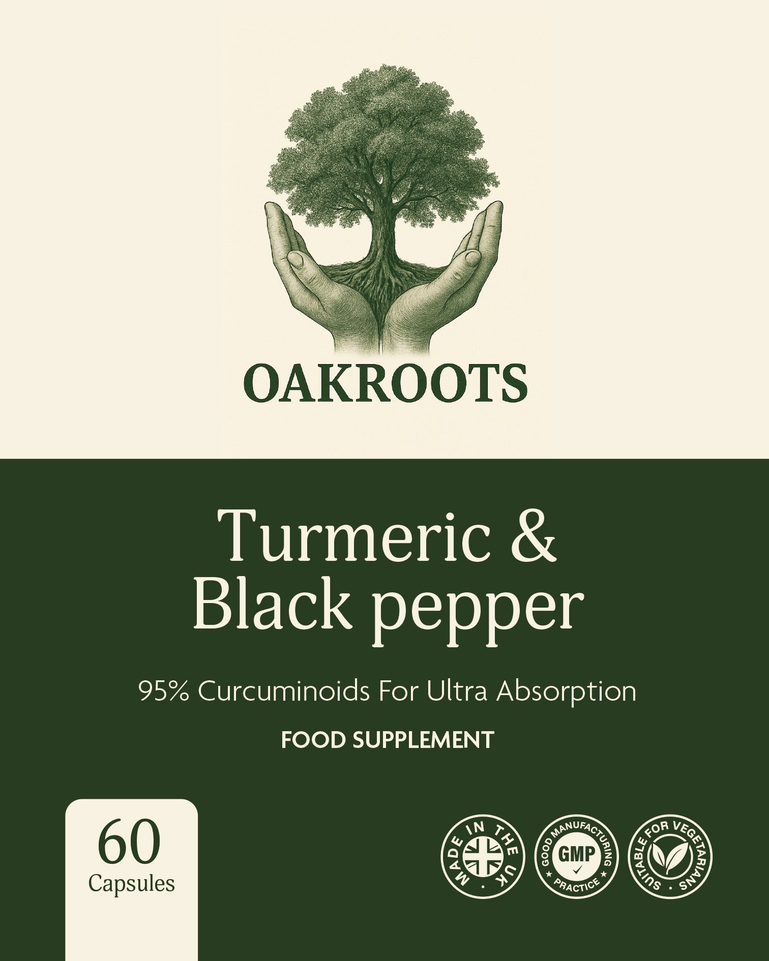 Turmeric & Black Pepper - 60 Capsules